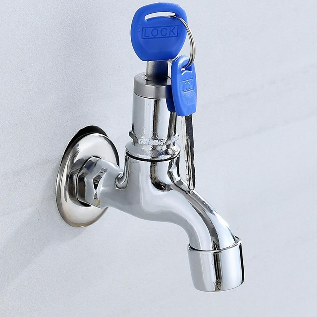 Outdoor Wasserhahn Wäsche Wasser Abschließbar Metall Legierung Outdoor
