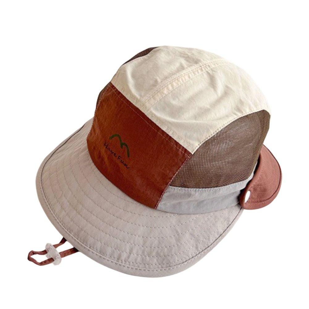 Summer Sun Cap UV Protection Beach Hat Fashion Kids Bucket Hat  Infant