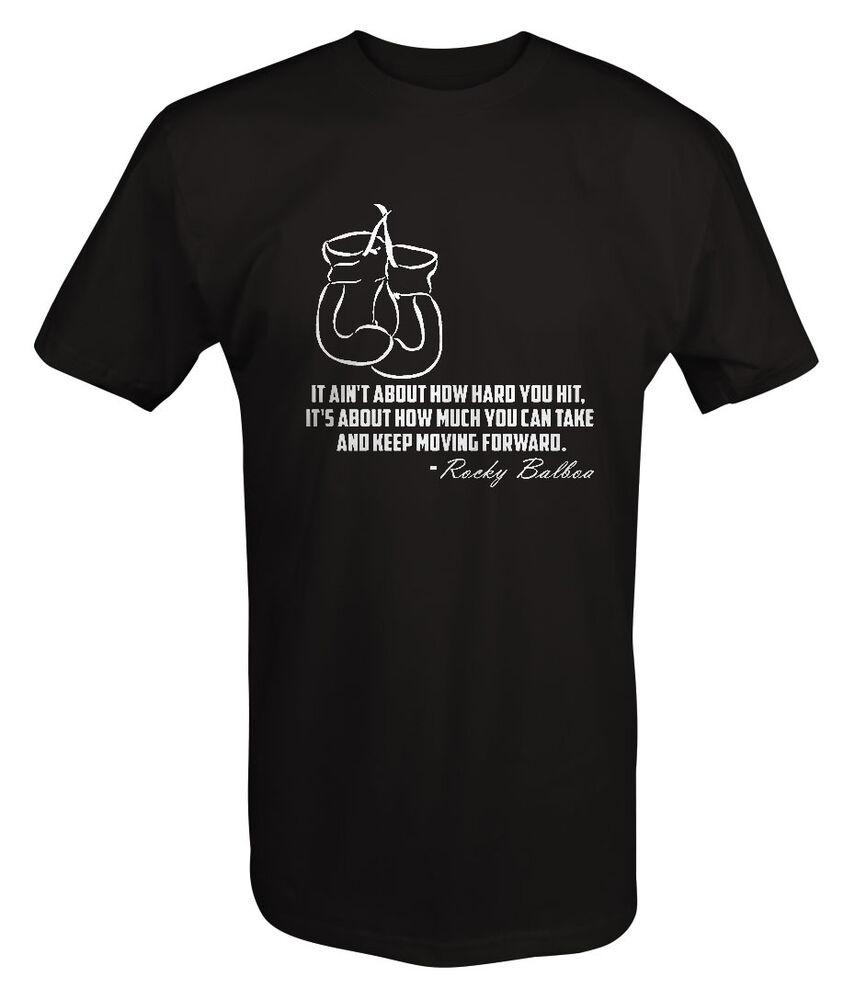 

Боксерские перчатки Rocky Balboa, футболки унисекс с надписью «Keep Moving Forward» S