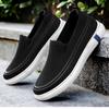 Fashion Men's Mesh Shoes Summer New Fly Weave Breathable Fashion Slip On Casual Flats Lightweight Comfortable Outdoor Vulcanized Shoes