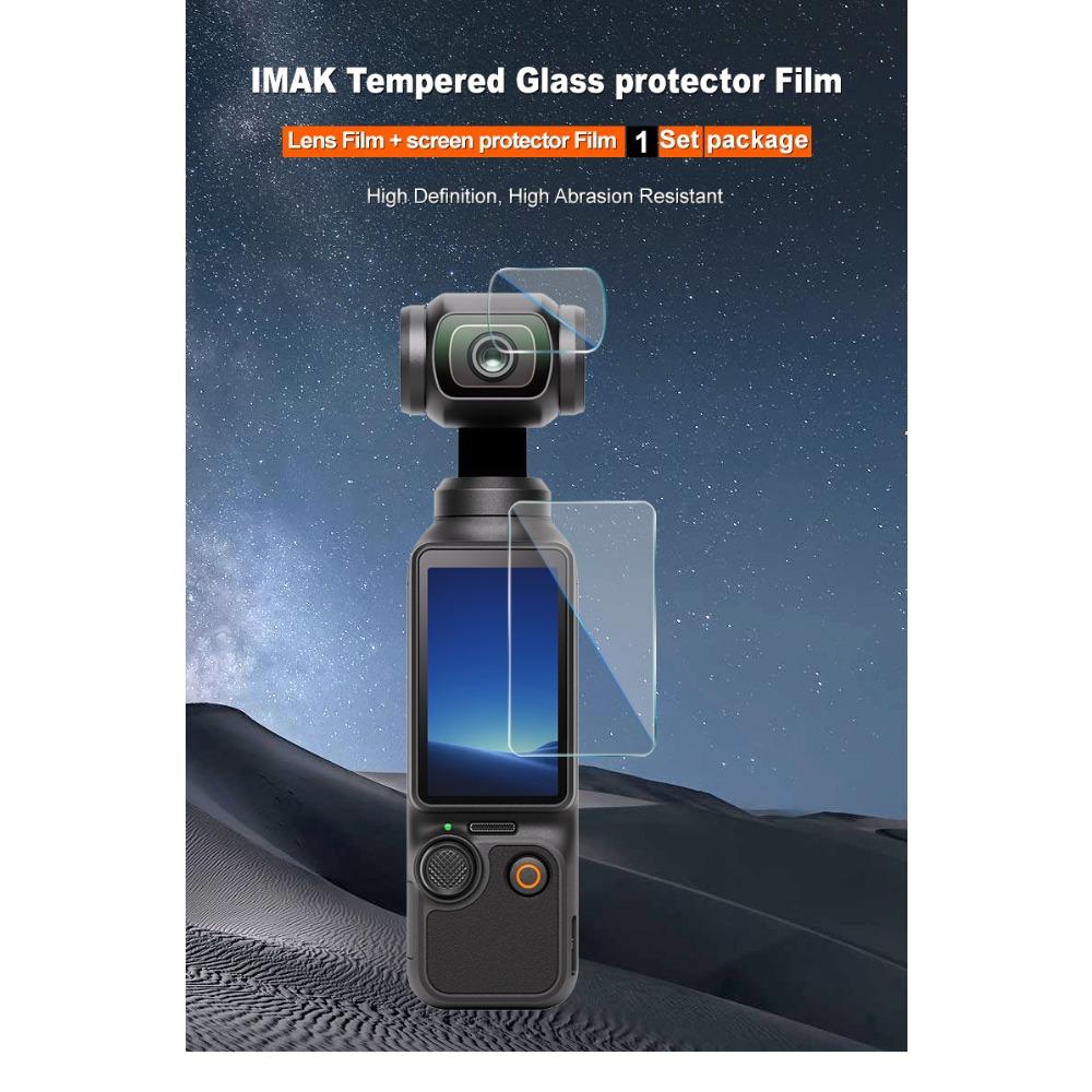 For DJI Osmo Pocket 4 Tempered Glass IMAK Screen Protector Film