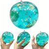 Pomme Squishy Boules Anti-Stress Jouet Sensoriel Fidget pour Adultes Adolescents (D-Bleu) | Squishies Doux à Montée Lente Forme de Fruit Pomme Bureau Soulagement du Stress