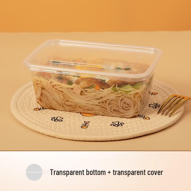 SANQIA Disposable Rectangular Meal Prep Containers with Lids