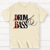 Funny Drum & bass lovers Cotton Summer Casual Cool Loose T-Shirt