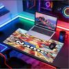 Custom Name Personalized One Piece Pattern Mousepad, Laptop PC Desk Mat, Decorative Desk Mat for Home Keyboard Pad Gift