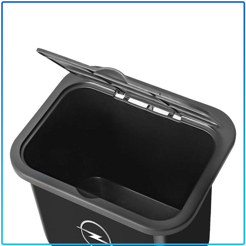 Car Trash Can Portable Hanging Vehicle Garbage Case Stickers For Opel Astra H G J Insignia Mokka Zafira Corsa Vectra B C D
