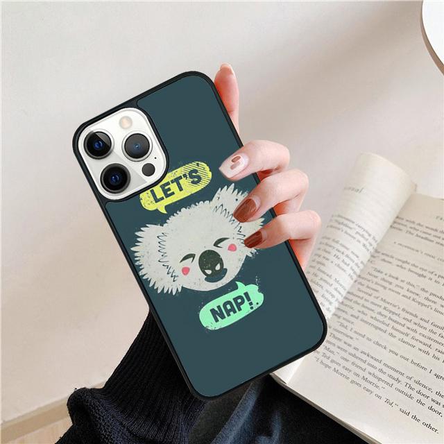 Funny Animal The koala soft Phone Case Cover For iPhone 17 Air 15 16e 14 13 12 Pro Max 11 Pro Max Plus Coque Shell