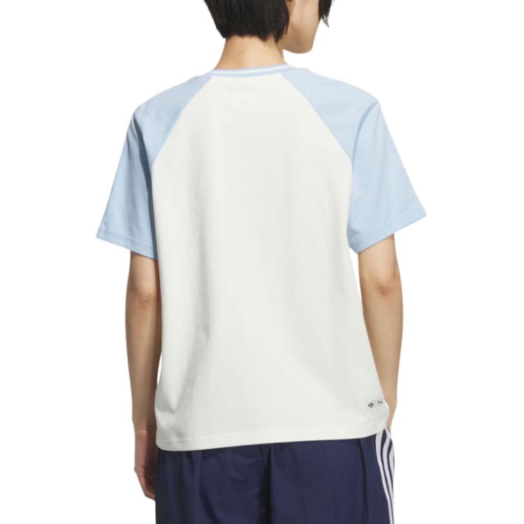 Adidas Originals X Disney Dalmatian Raglan T-Shirt Fashion Comfortable Sport Soft Short Sleeve Women Tops KG6698