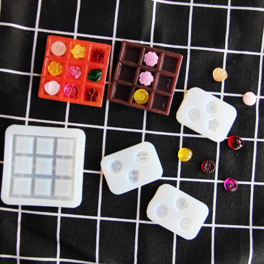 Miniature Pastry Case Creations Mold Set Silicone Molds For Unique Miniature Pastry Case Ornament And DIY Art Creations