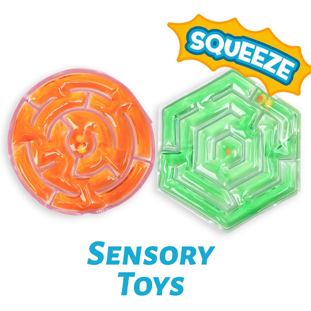 1 Stück sensorisches Beruhigungsspielzeug für Kinder, lustige pädagogische Stressbewältigung für Klassenzimmer, Zuhause, Reisen, gemischte Farben, langlebiges PE