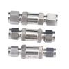 Fit Tube O.D 3-20mm 1/8" -3/4" 304 Stainless Steel One Way Check Valve Non-return Compression Valve