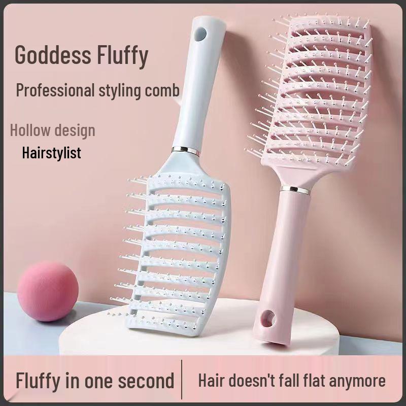 High-Skull Fluffy Hair Comb for Ladies - Creates Volume & Cleans