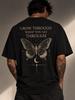 Nothing Changes If You Dont Change Stateunisext T Shirt Back Print Butterfly Graphic Tee Self Growth Shirt Unisex