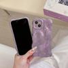 Gentle Purple Wave Anti-drop, Suitable for iPhone16Pro Max Mobile Phone Case, Apple 17 New 15/14.