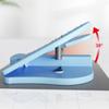 Foot Stepper Machine Reinforced Nylon Mini Stepper Trainer Quiet Folding Under Desk Leg Workout Trainer Light Blue Free Size