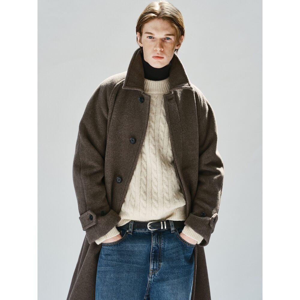 8Seconds Cable Mock Neck Knit Ivory Ivory/M