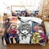 Toradora 3PCS Bedding Set Taiga Aisaka Ryuuji Print Soft Microfiber Duvet Cover Pillowcase Bedroom Decor