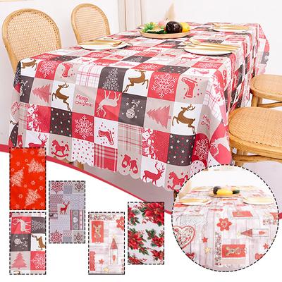 Christmas Decoration Creative Christmas Printed Tablecloths Tabletop Decoration Supplies
