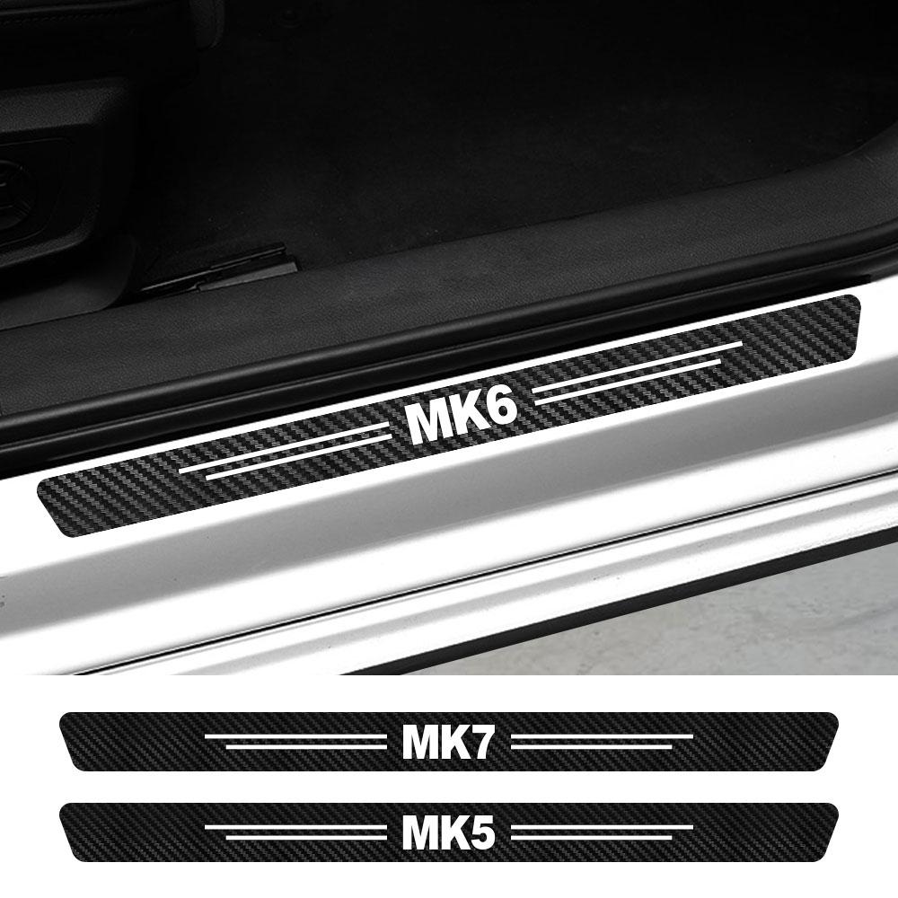 

Для G/olf 5 MK4 7 MK6 4 6 MK2 MK7 MK3 MK8 порог автомобиля защитные наклейки авто декоративные аксессуары