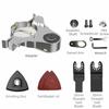 Cutting Polishing Shovelling Cleaning Angle Grinder Changed to Multi-tool