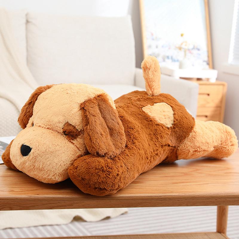 75-105cm Big Cute Love Dog Plush Toy Soft Stuffed Puppy Pillow Perfect Birthday Christmas Gift for Kids Girls Boys Home Decor
