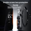 Ultra Thin Metal Lens Holder Frameless for Magsafe Magnetic Case for Iphone 17 Air 16 15 14 Pro Max 13 Solid Matte Skin PC Cover