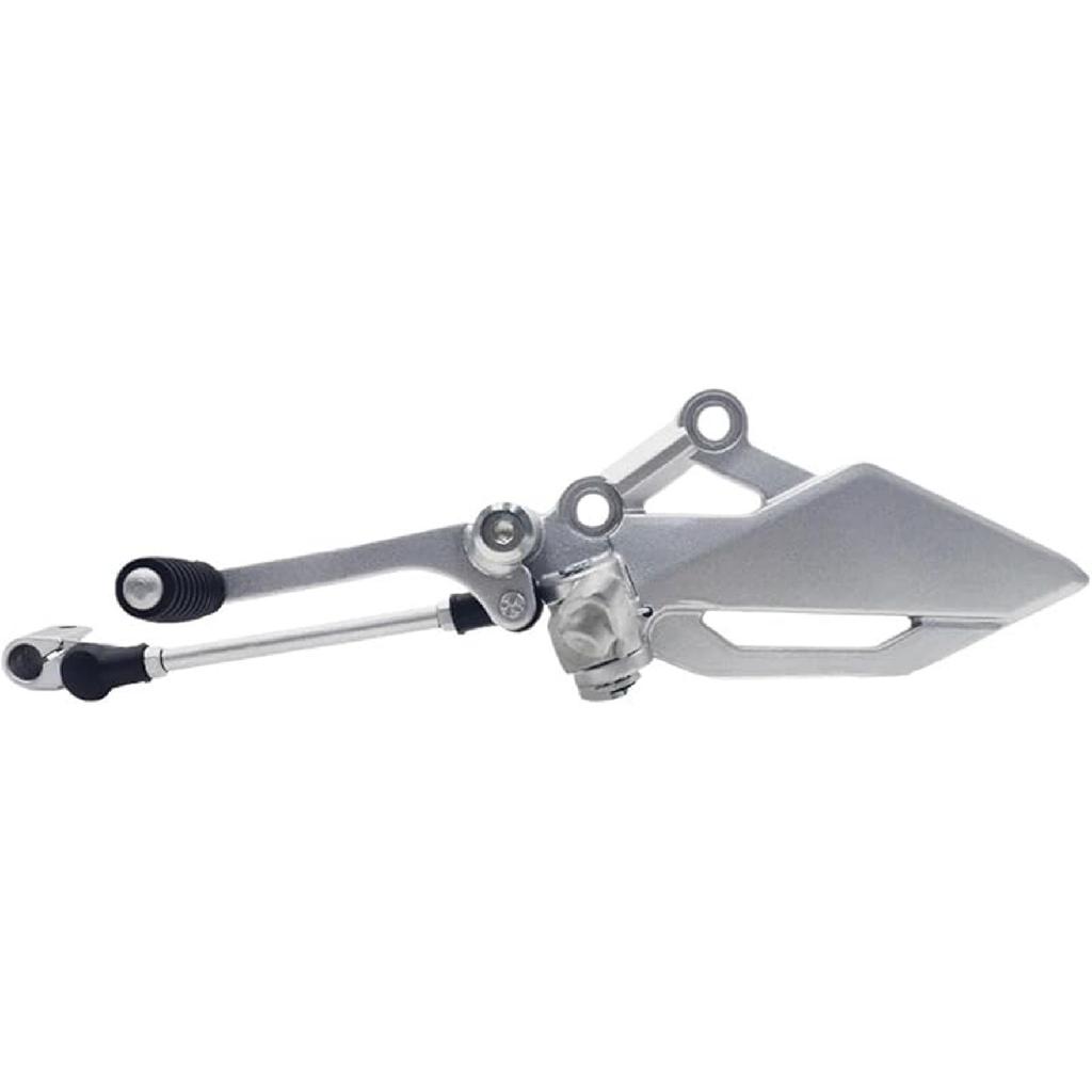 Motorcycle Left Or Right Rear Foot Peg Brake Pedal Footrest Bracket Compatible With 250/300 NINJA EX250R Z250 Z300(1pc R Black Footbrak)