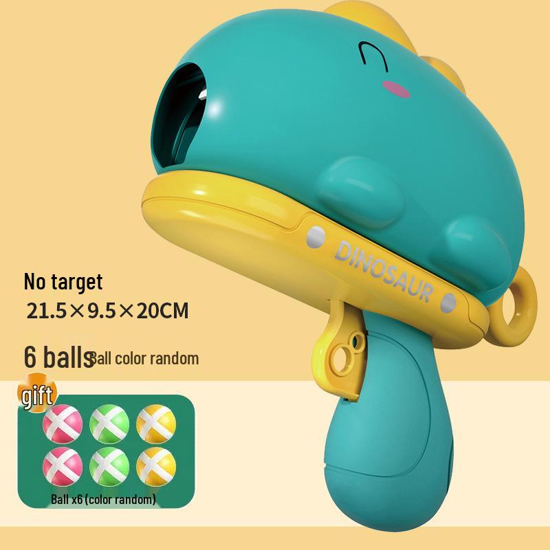 Dinosaur Sticky Ball Target Launcher - Indoor Shooting Toy for Kids