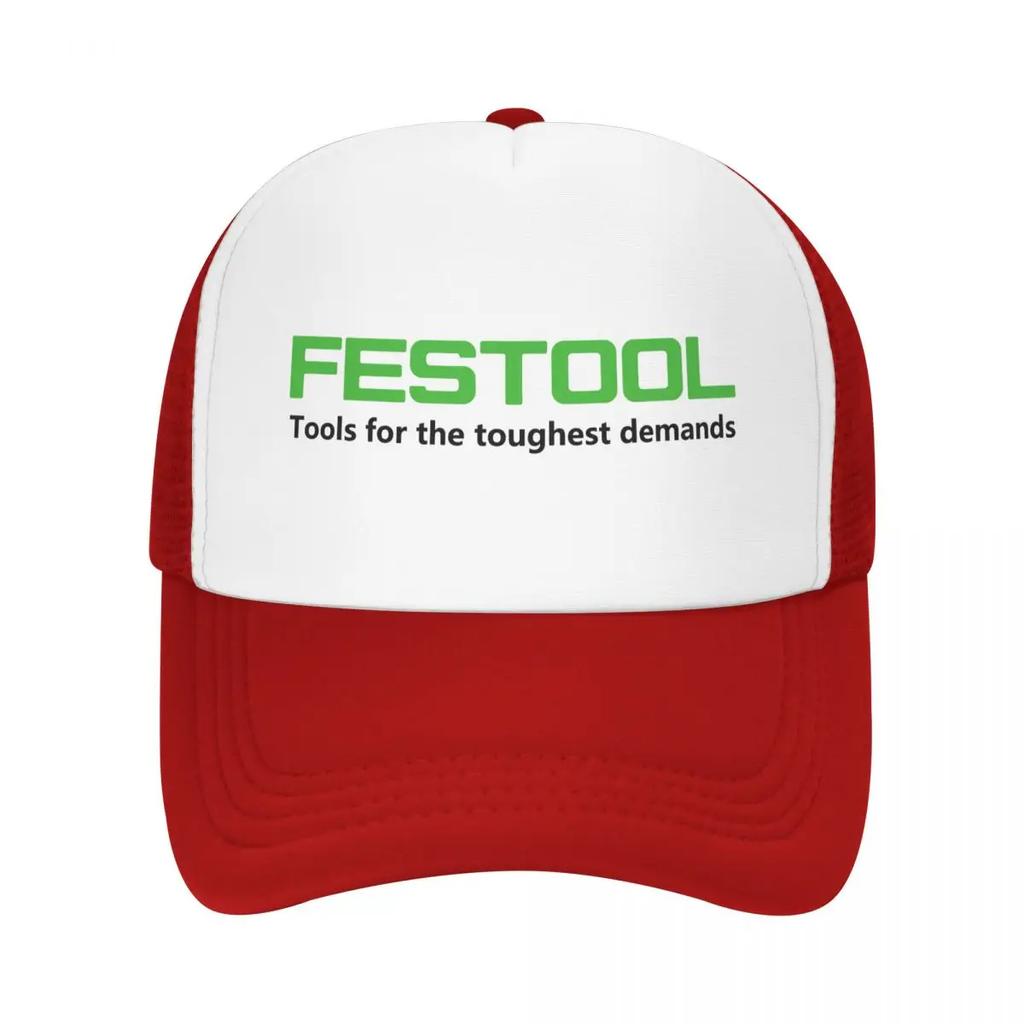 Custom Fashion Festool Logo Baseball Cap for Unisex Women Adjustable Trucker Hat Sports Snapback Caps