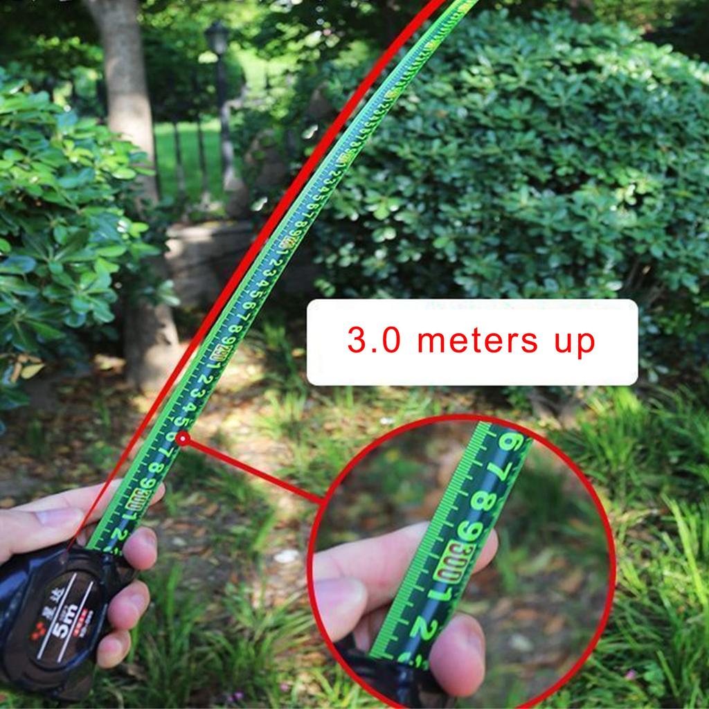 5/7.5/10m Self Locking Steel Tape Measure Black Fluorescent Tape Thickened Wear Resistant Fall Resistant Measuring Tape