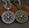 Vegvísir Viking Compass Necklace Nordic 134