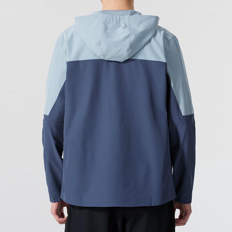 Under Armour Fashion Woven Quick-Dry Casual Hooded Jacket Men Jackets Blue 1389255-044