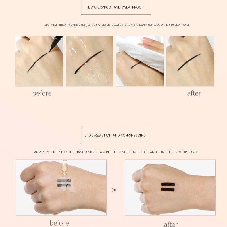 Shaping Liquid Eyeliner Pen, Ultra Fine Tip, for Women, Smudge Proof, Waterproof,Long Lasting,Quick Dry Liquid Eyeliner