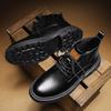 Fashion Men's Ankle Boots Luxury Brand Breathable Winter Boot for Men Motorcycle Comfortable Non Slip Snow Boots Men Work Casual Shoes
