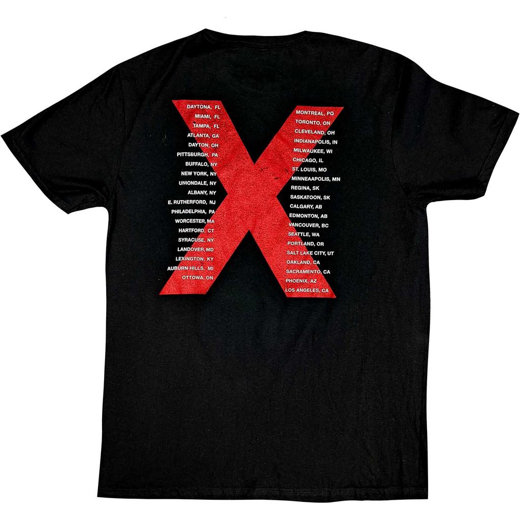 INXS Unisex-Erwachsene US Tour Back Print T-Shirt