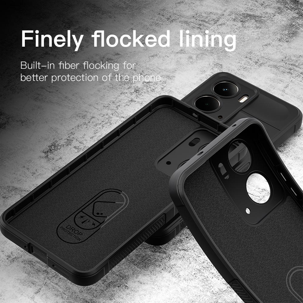 KEYSION Shockproof Matte Case for Realme P3 5G P3 Ultra 5G Anti-skid Soft Silicone Phone Back Cover for OPPO Realme P3 Ultra 5G