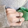 Sophisticated Heart Shaped Ring For Women Adjustable And Trendy Silver Plated Fashion Jewelry