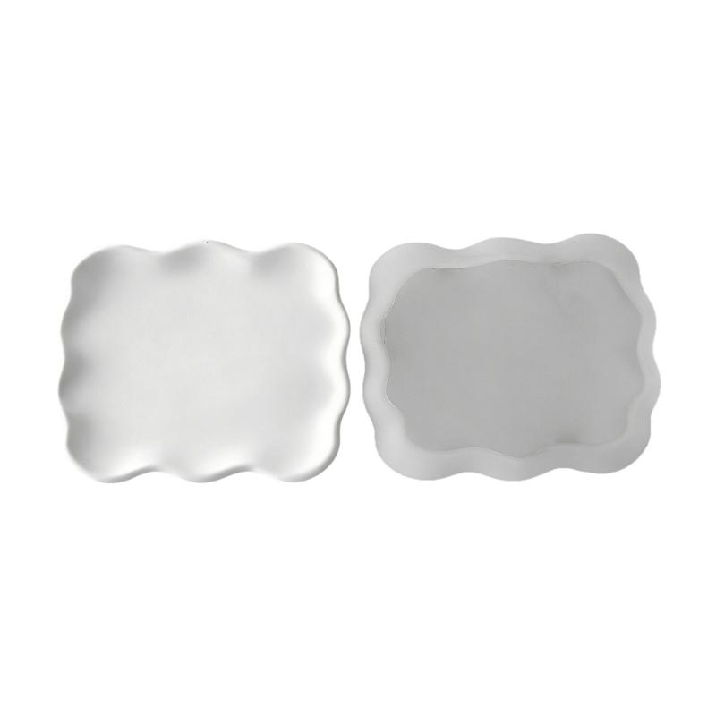 Wolkenform Aufbewahrungsschale Silikonform für Epoxidharz Gießen Beton Schmuck Dekorationsteller Schale Kerzenhalter Form
