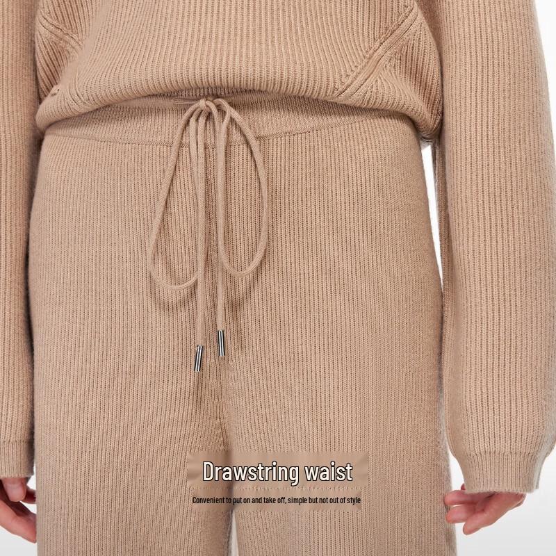 VEROMODA Women's 2025 Winter Knit Straight-Leg Pants