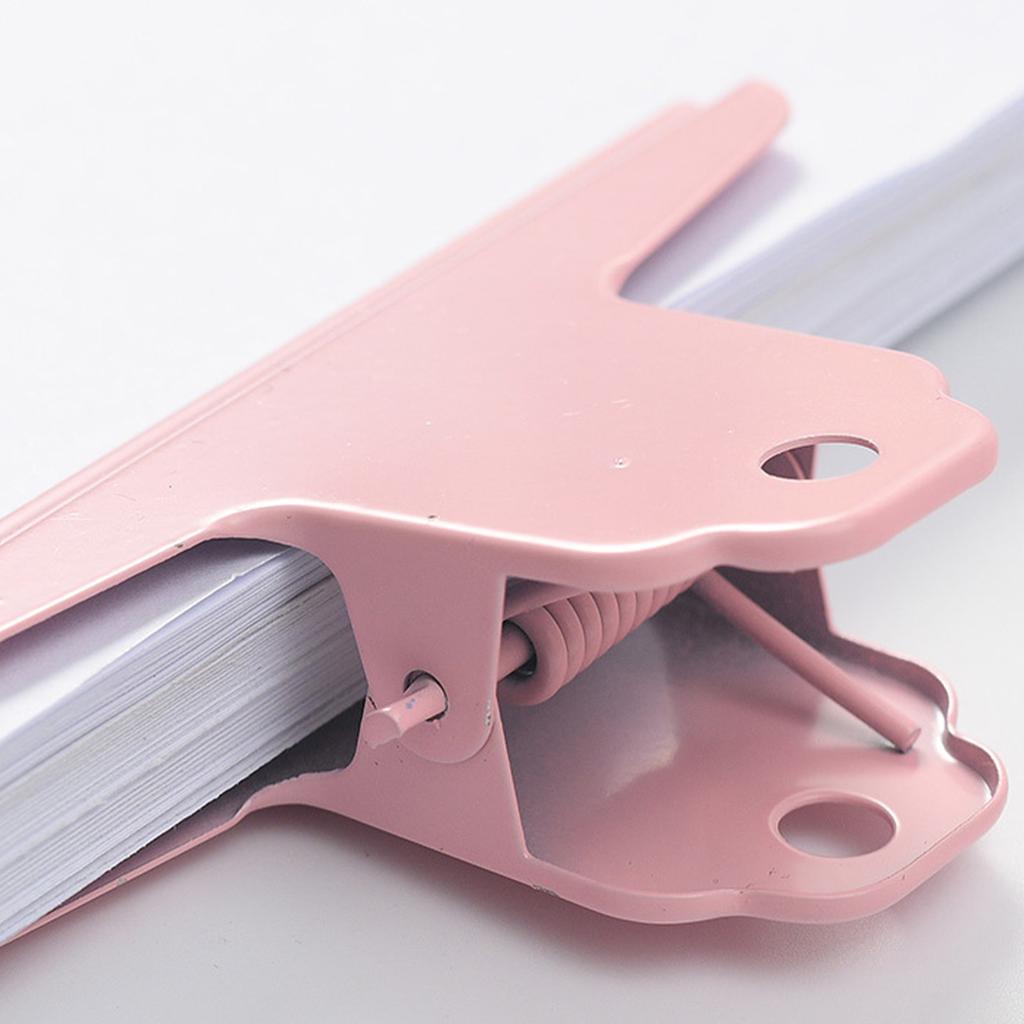 Large Bull Paper Clips Strong Springs Hold Up To 200 Sheets Hangable Metal Hinge Clip File Clamps