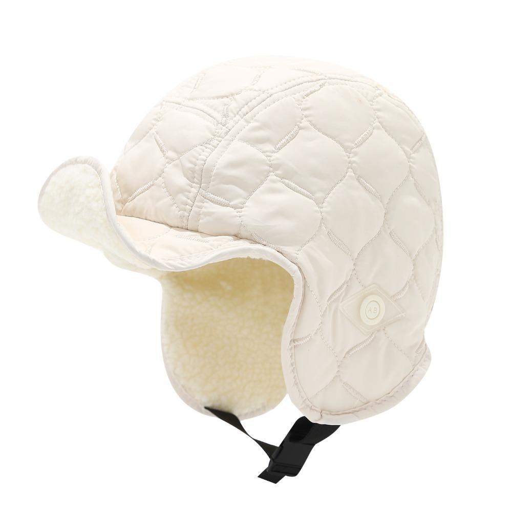 Ear Protective Cycling Thermal Hat Reversible Winter Plush Hat Outdoor Ski Hat Outdoor белый