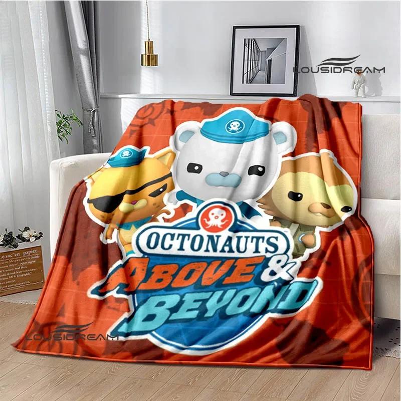 The Octonauts cartoon Printed Blanket Children Warm Blanket Flannel Soft Comfortable Blanket Home Travel Blanket Birthday Gift