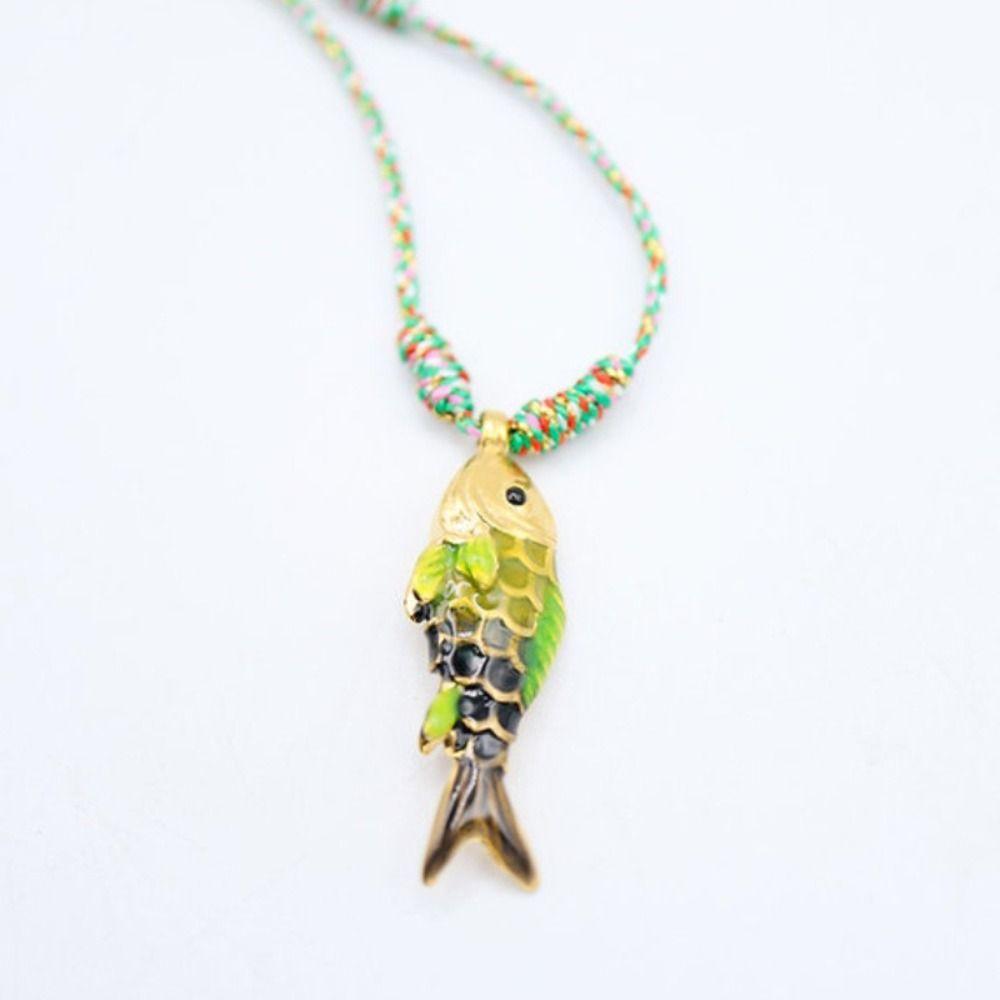 Stainless Steel Colorful Rope Necklace Trendy Neck Accessories New Fashion Jewelry  Beach Party