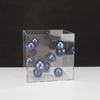 European-style Square Acrylic Cover Ball Ornaments Living Room Porch TV Cabinet Model Room Home High-end Decorations Modern