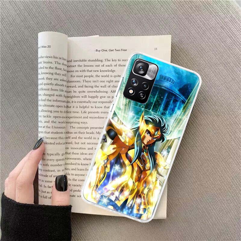Saint Seiya Knights Of The Zodiac Handyhülle Für Xiaomi Redmi Note 11 12 14 13 Pro Plus 5G 14S 4G 12S 10 10S 11T Pro 11S 11E Coq