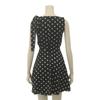 GRAXIA Cabaret Mini Hostess Polka Dot Size L Dress, Dress, Flared, A-Line, Sleeveless, Dress, Print, Ribbon, Women's, White,