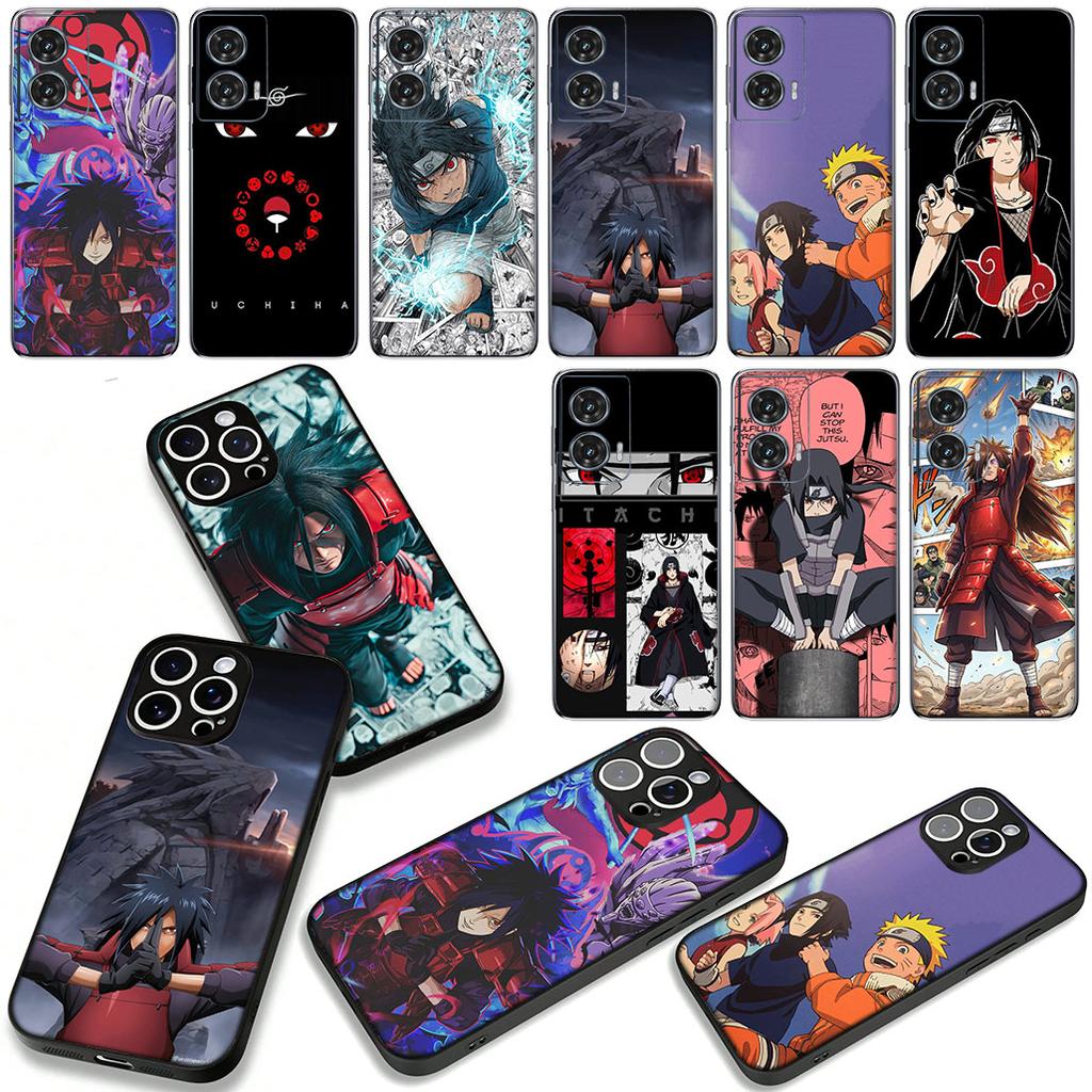 Phone Cover for Apple iPhone 17 16 15 11 Pro XS Max XR 6 7 8 Plus + SE 2020 5 16E Case Itachi Narutos Sasuke Uchiha Madaras