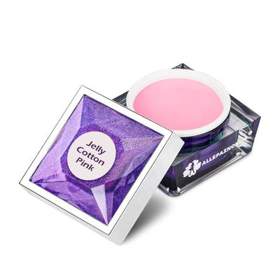 Żel Budujący Gęsty Jelly Cotton Pink Allepaznokcie 15G