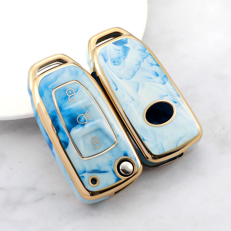 Tata Car Folding Key Case with Buckle - Cross-Border Bestseller In India