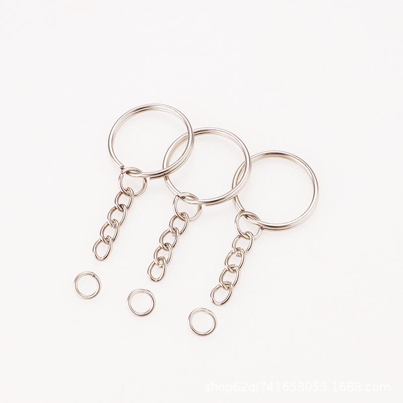 DIY Metal Keychain with Doll Pendant and Snap Hook